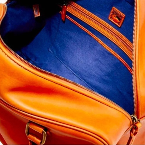 Dooney & Bourke Orange Travel Bag with Structured Design - Picture 3 of 11